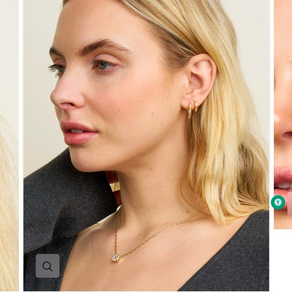 STELLA & DOT CHARLOTTE RENEGADE HOOPS - Picture 3 of 5